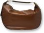 Borbonese Grote Hobo Tas met Ritssluiting Brown Dames - Thumbnail 1