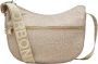 Borbonese Luna Kleine Zandtas Beige Dames - Thumbnail 5