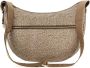 Borbonese Luna Bag Middle Stijlvolle en Praktische Schoudertas Beige Dames - Thumbnail 1