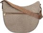 Borbonese Beige Luna Tas Groot Beige Dames - Thumbnail 3