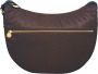 Borbonese Medium Luna Tas Eco Line Hobo Tas Brown Dames - Thumbnail 5