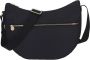 Borbonese Luna Bag Middle Stijlvolle Schoudertas voor de Moderne Vrouw Black Dames - Thumbnail 4