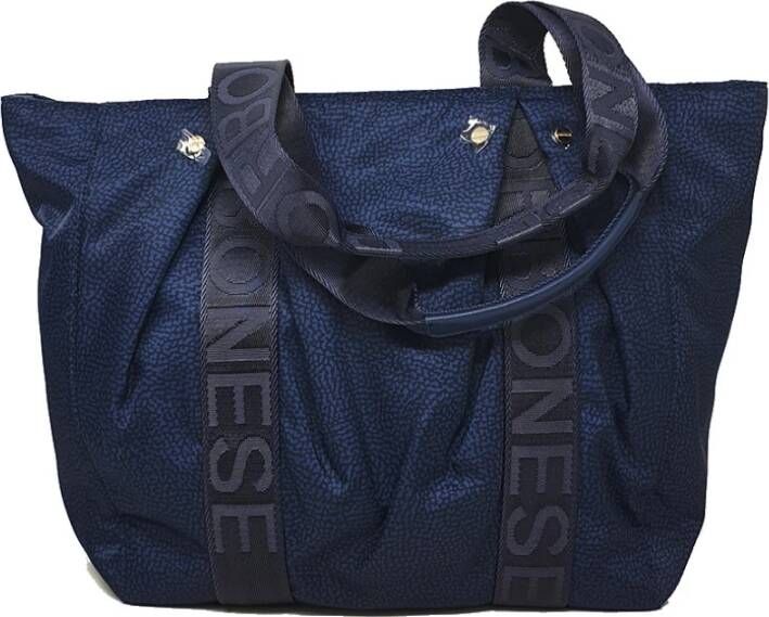 Borbonese Tote Bags Blauw Dames