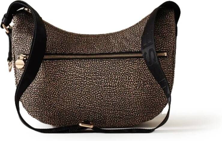 Borbonese Zwarte Luna Tas Klein Zwart Dames