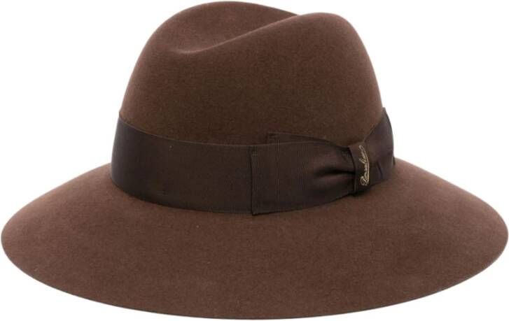 Borsalino Hats Bruin Dames