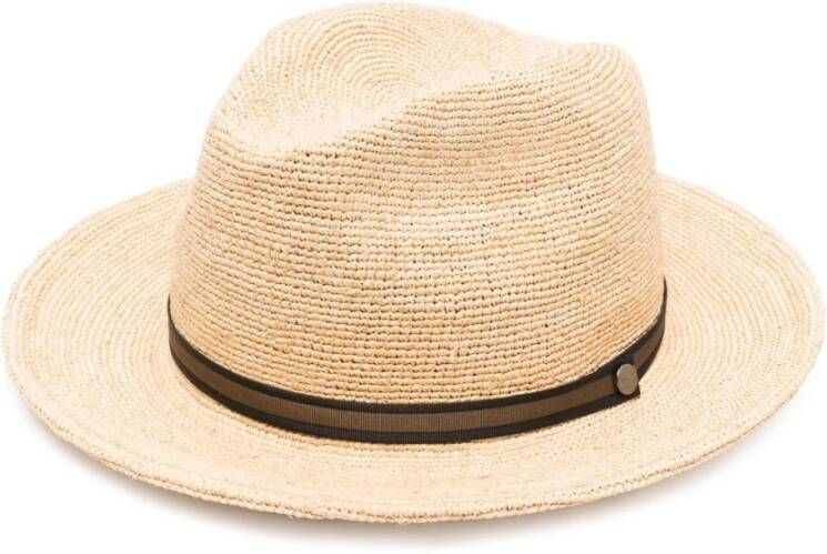 Borsalino Hoed Beige Heren