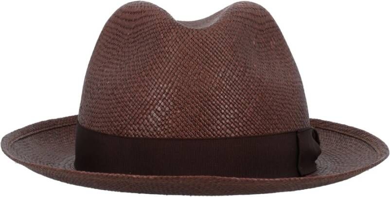 Borsalino Hoed Bruin Heren
