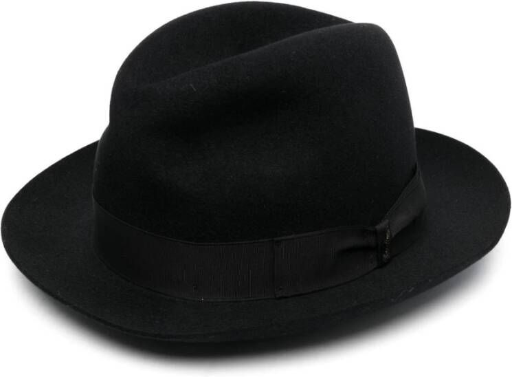 Borsalino hoeden zwart Heren