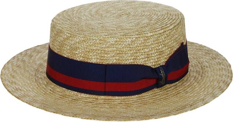 Borsalino Magirystina vlecht hoed Beige Heren