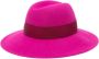Borsalino Paarse Claudette vilten hoed met brede rand Purple Dames - Thumbnail 1