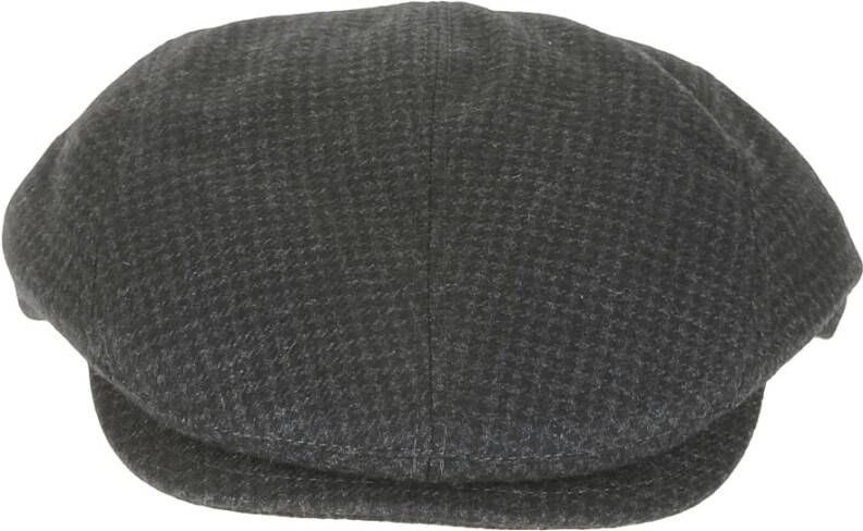 Borsalino Baskische hoed Black Heren
