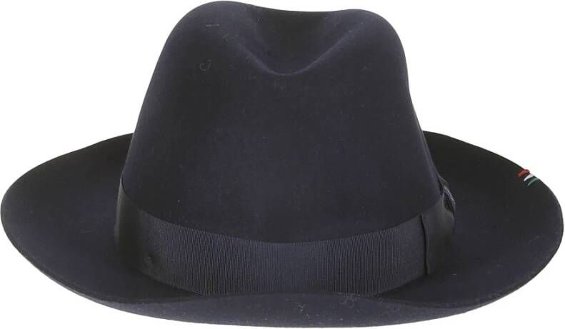 Borsalino Hats Black Zwart Heren