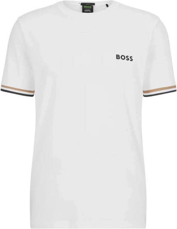 Boss 92%Rpl 8%Ea T-Shirt White Heren