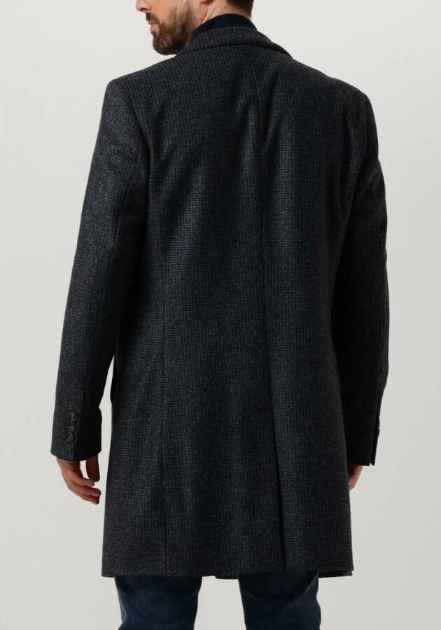 Boss Black Gewatteerde Herenjas in Donkerblauw Blue Heren - Foto 6