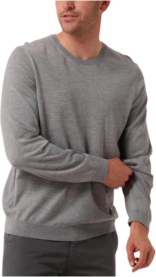 Hugo Boss Elastische Wollen Pullover Slim-Fit Modern Gray Heren - Foto 8
