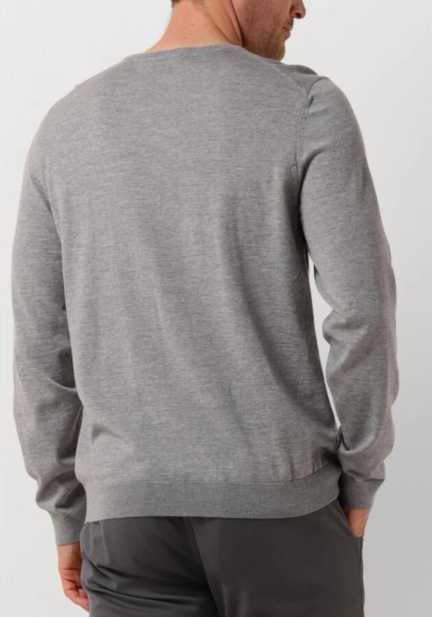 Hugo Boss Elastische Wollen Pullover Slim-Fit Modern Gray Heren - Foto 7