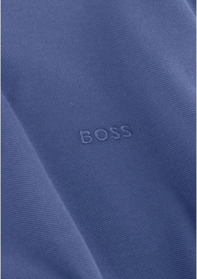 Boss Black Heren Polo T-shirts Pallas Blauw Blue Heren
