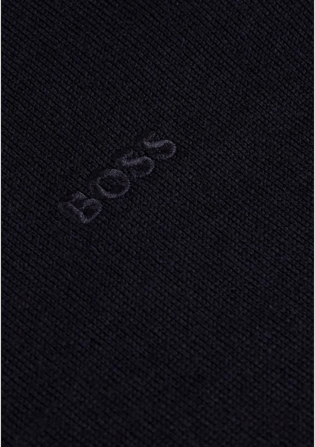 Hugo Boss Heren V-Hals Trui van Zuivere Wol in Blauw Blue Heren - Foto 10
