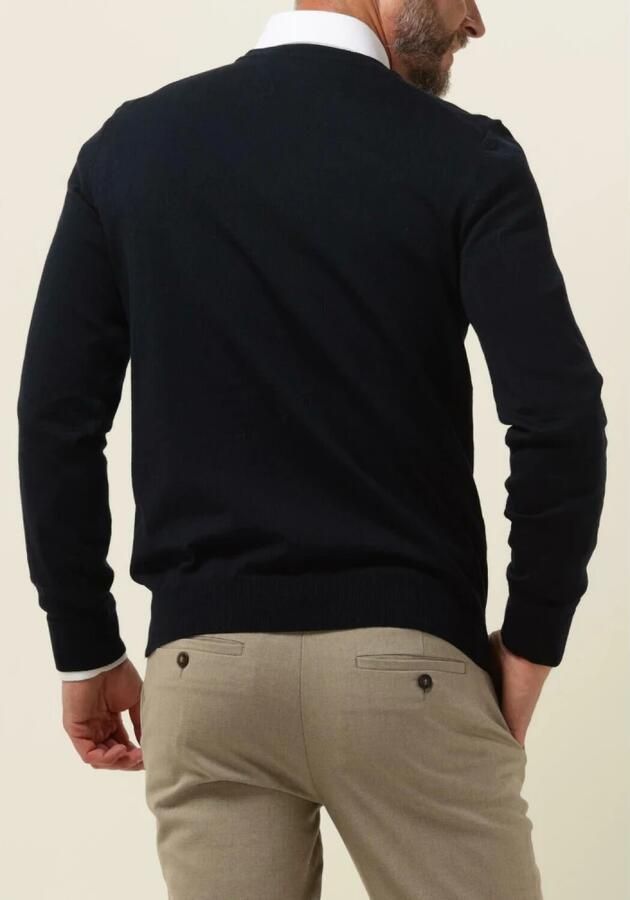 Hugo Boss Heren V-Hals Trui van Zuivere Wol in Blauw Blue Heren - Foto 11