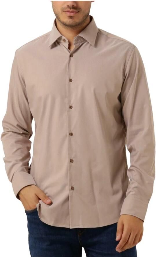 Boss Black Klassiek Beige Overhemd voor elke gelegenheid Beige Heren - Foto 7