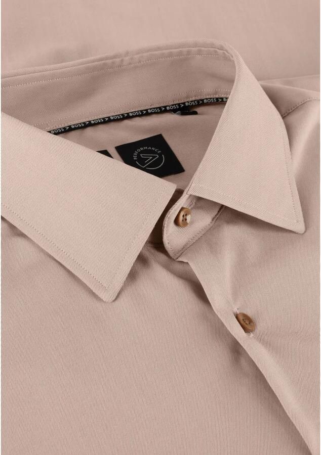 Boss Black Klassiek Beige Overhemd voor elke gelegenheid Beige Heren - Foto 5