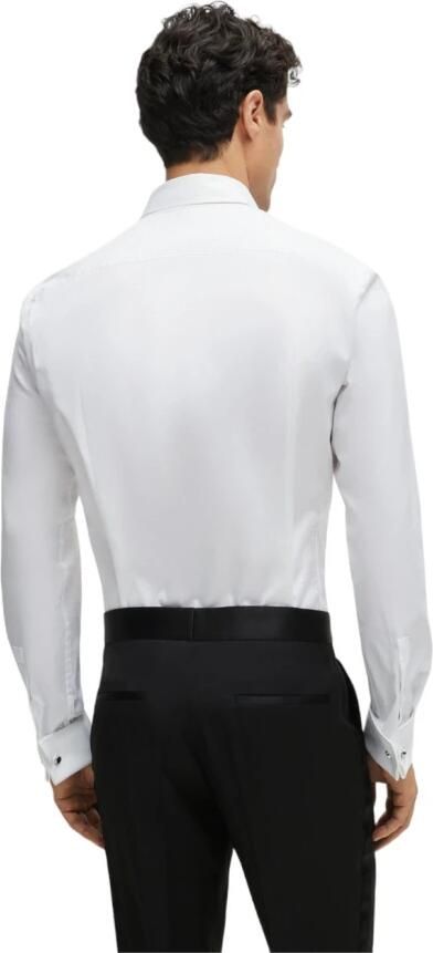 Boss Slim fit zakelijk overhemd met haaikraag model 'Hank' - Foto 3