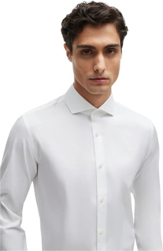 Boss Slim fit zakelijk overhemd met haaikraag model 'Hank' - Foto 2