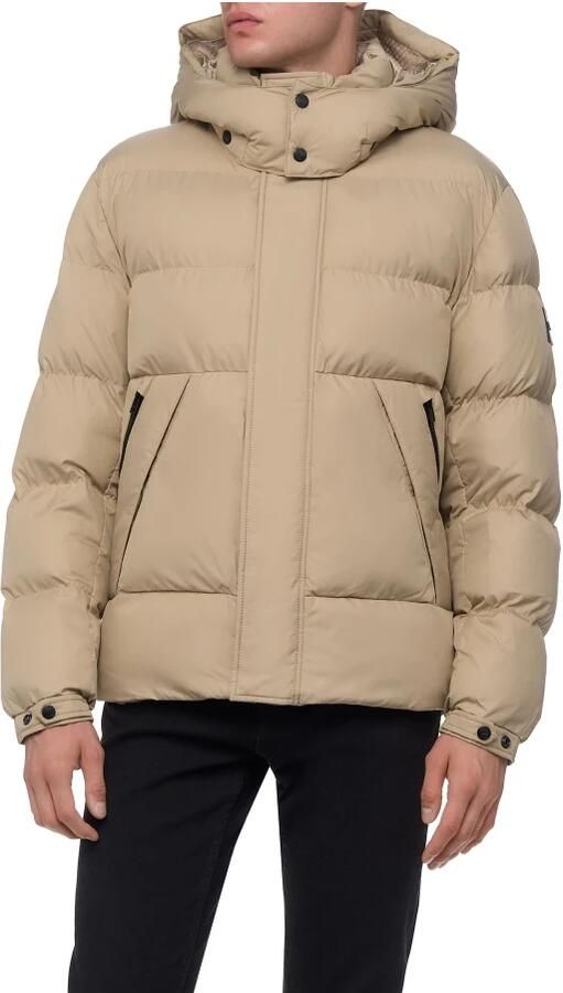 Boss Capuchon Puffer Jacket H-Corbinian3 Beige Heren - Foto 4