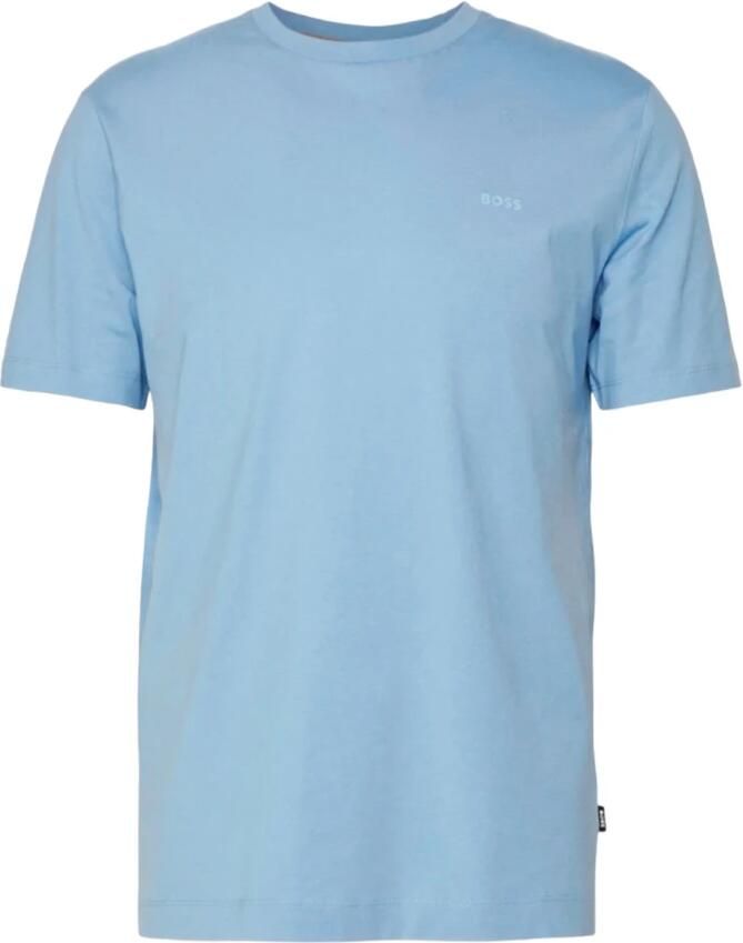 Boss Casual Ronde Hals Katoenen T-Shirt Blue Heren