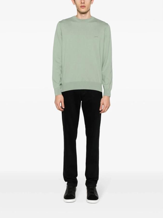 Hugo Boss Licht Pastelgroene Gebreide kleding Green Heren - Foto 2