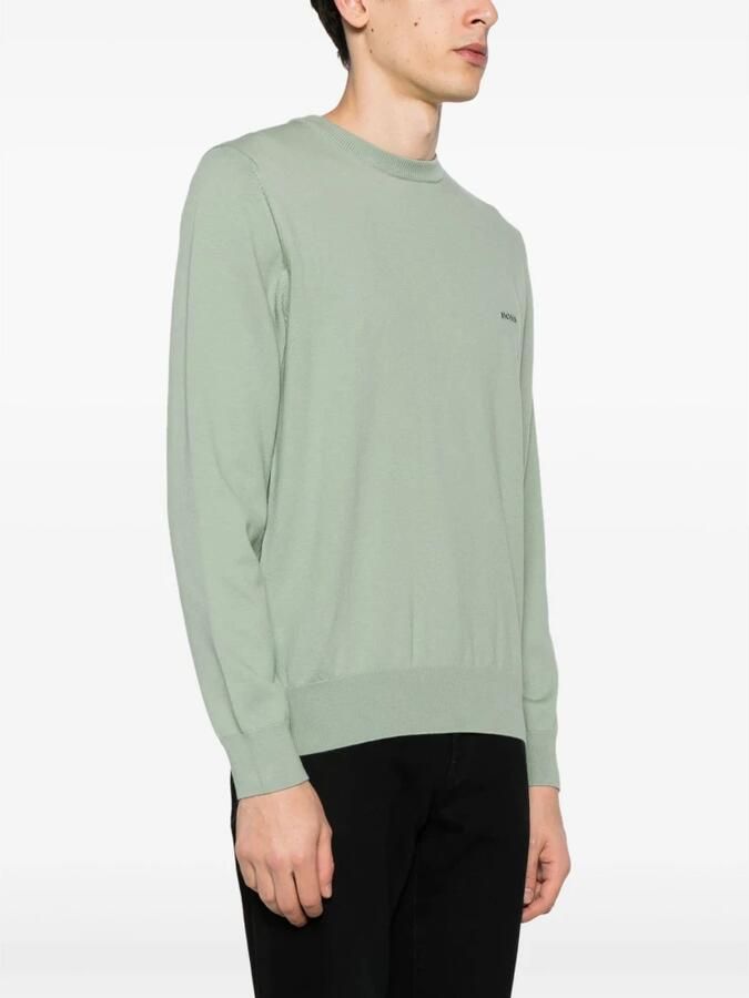 Hugo Boss Licht Pastelgroene Gebreide kleding Green Heren - Foto 3