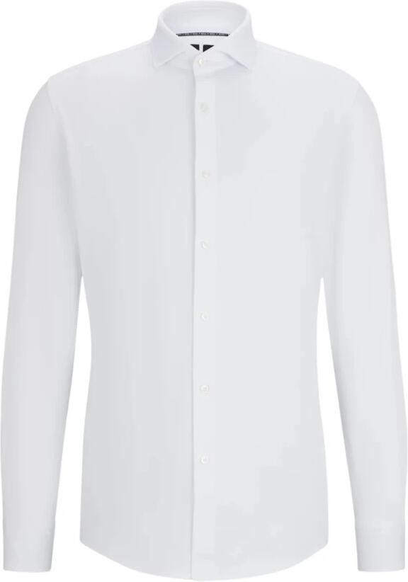 Boss Slim fit zakelijk overhemd met structuurmotief - Foto 3