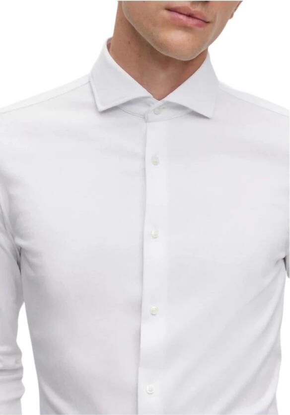 Boss Slim fit zakelijk overhemd met structuurmotief - Foto 2