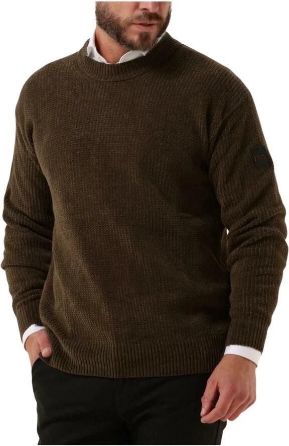 BOSS Casualwear Gebreide pullover met labelpatch model 'KOMENTINO' - Foto 3