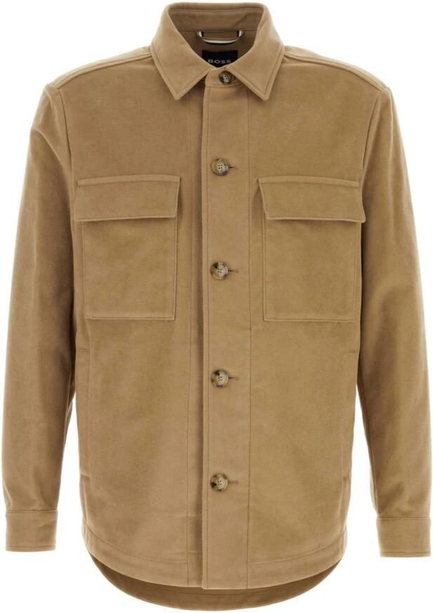 Boss Overhemdjack met borstzakken model 'Carper'