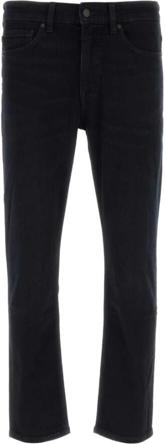 Boss Orange Slim fit jeans DELAWARE BO met lederen boss badge