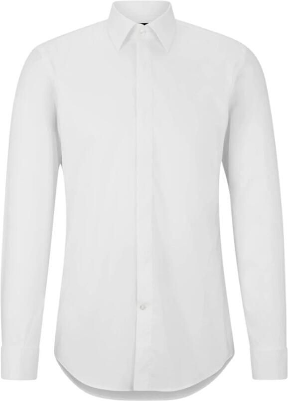 Boss Slim fit zakelijk overhemd met new-kentkraag model 'Hank Tux'