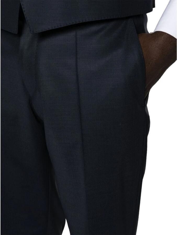 Boss Single Breasted Suit Set Black Heren