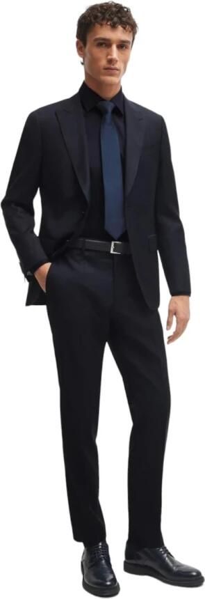 Boss Single Breasted Suit Set Blue Heren - Foto 8