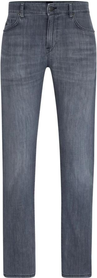 Boss Slim fit jeans in labeldetail model 'Delaware' - Foto 6