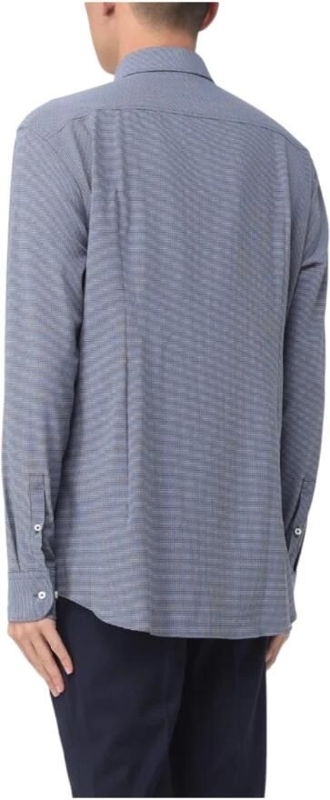 Boss Stijlvol shirt van stretchmateriaal Blue Heren - Foto 3