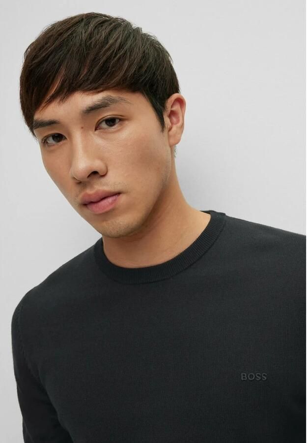 Boss Regular fit gebreide pullover van pure scheerwol model 'BOTTO' - Foto 7