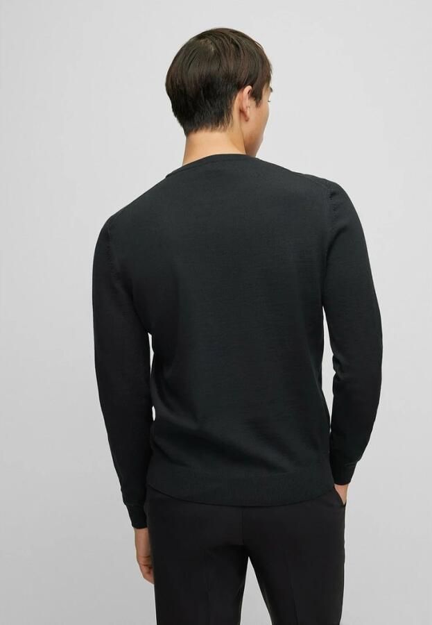 Boss Regular fit gebreide pullover van pure scheerwol model 'BOTTO' - Foto 8