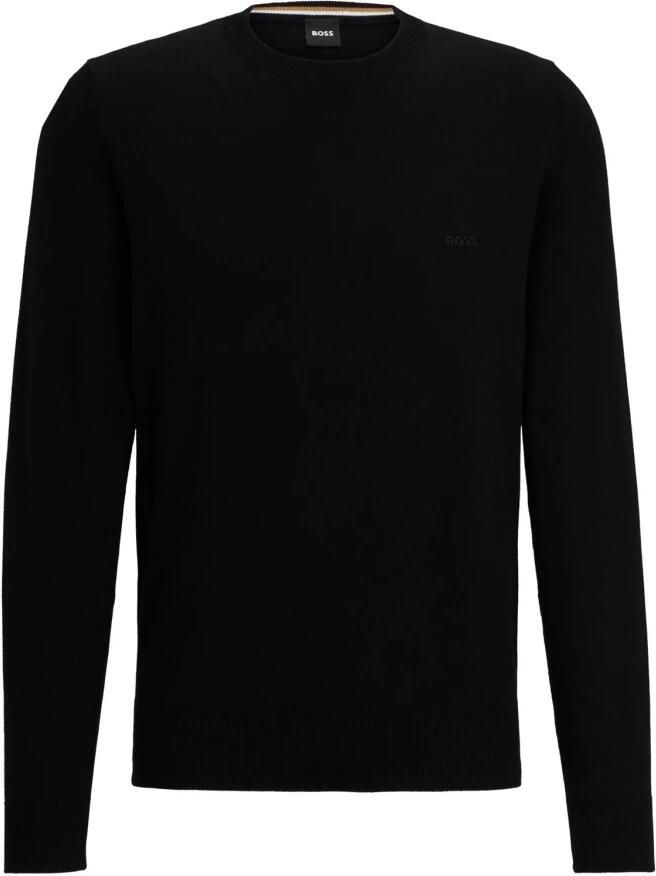 Boss Gebreide pullover met ronde hals model 'Pacas' - Foto 8