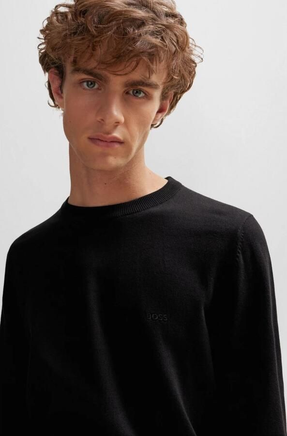 Boss Gebreide pullover met ronde hals model 'Pacas' - Foto 5