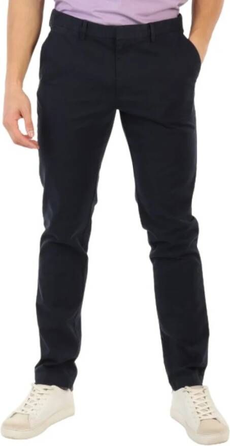 Boss Cropped Trousers Blauw Heren
