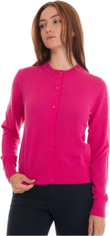 Boss Fadenasi Cardigan met knopen Roze Dames