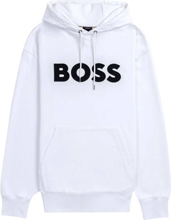 Hugo Boss Sweatshirt Wit Heren