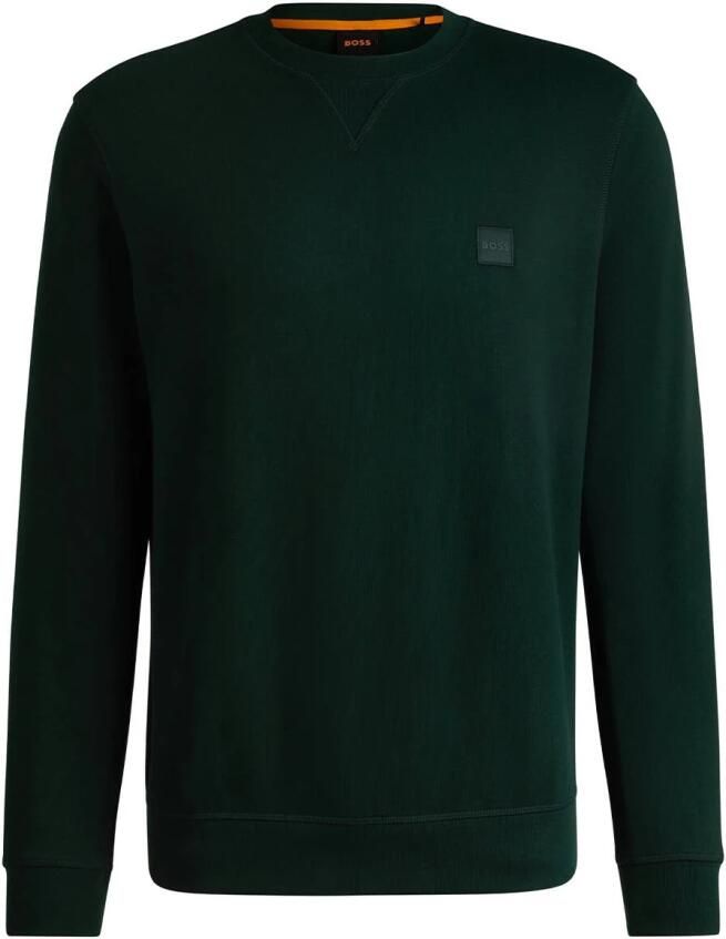 Boss Orange Casual Sweatshirt met Westart Design Green Heren