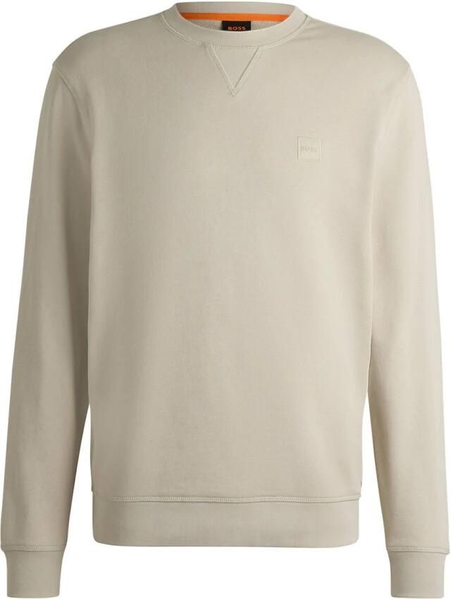 Boss Orange Regular fit sweatshirt van puur katoen model 'Westart' - Foto 8